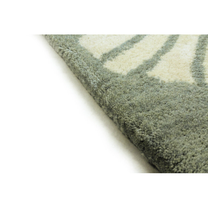 Wade Logan® Hemmer Hand Tufted Wool Abstract Rug & Reviews Wayfair